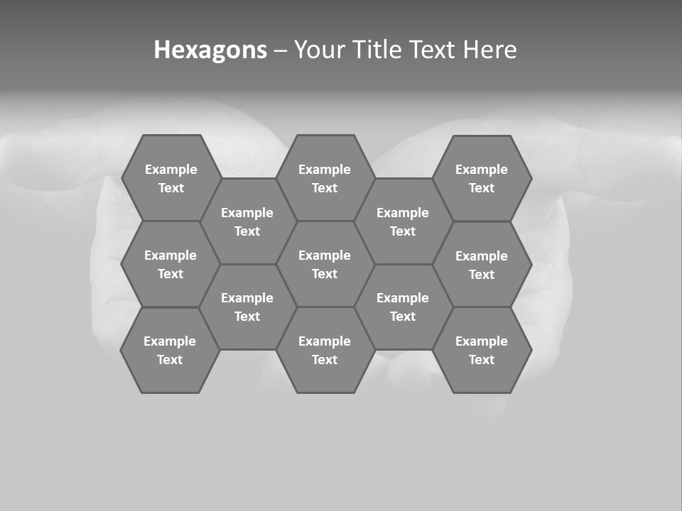 Male Outstretched Arms PowerPoint Template
