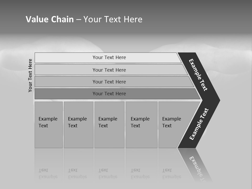 Male Outstretched Arms PowerPoint Template