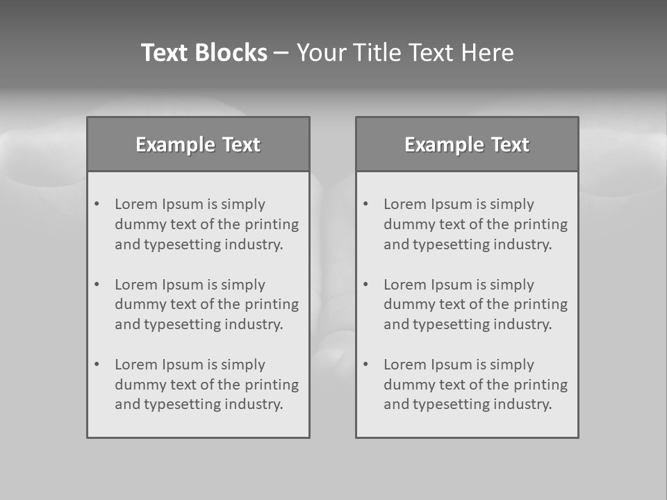Male Outstretched Arms PowerPoint Template
