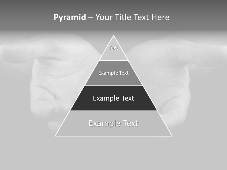 Male Outstretched Arms PowerPoint Template
