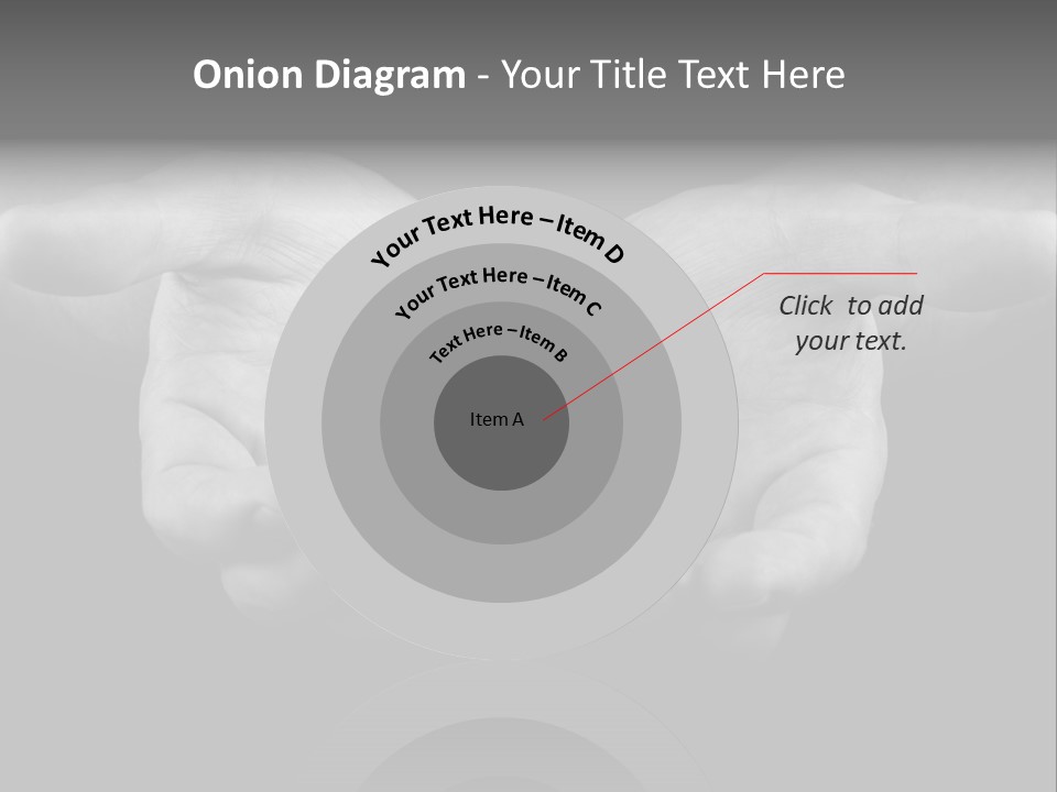 Male Outstretched Arms PowerPoint Template