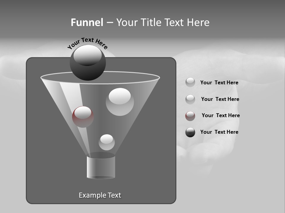 Male Outstretched Arms PowerPoint Template