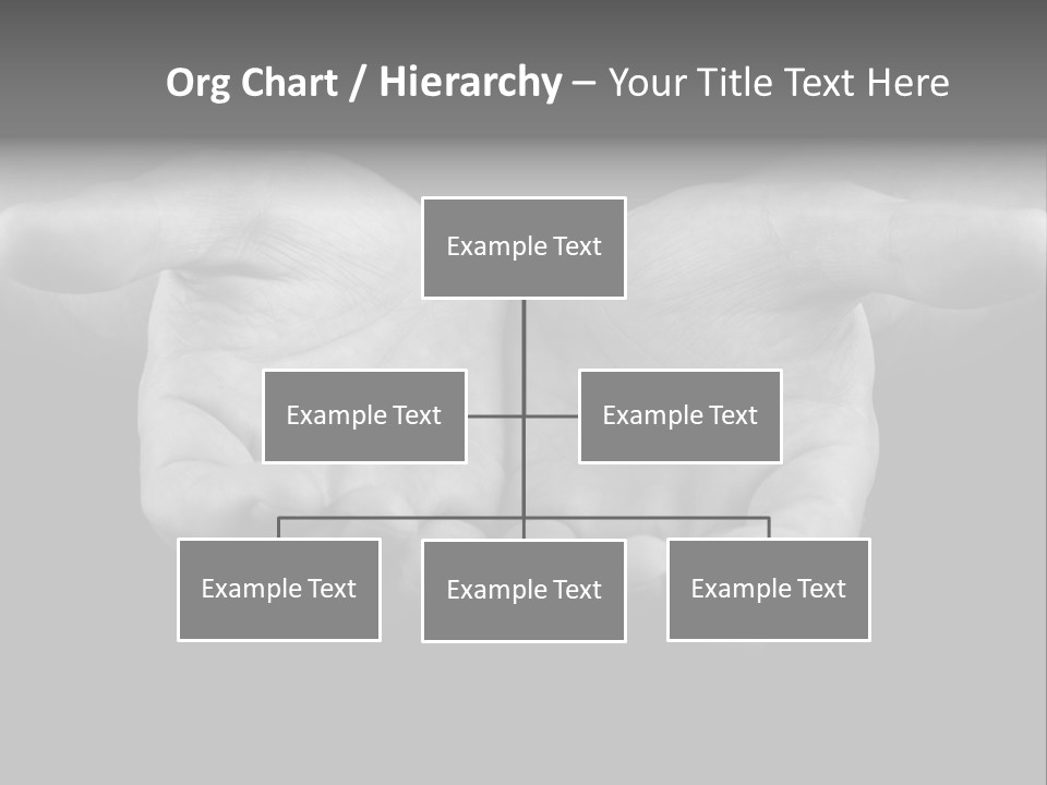 Male Outstretched Arms PowerPoint Template