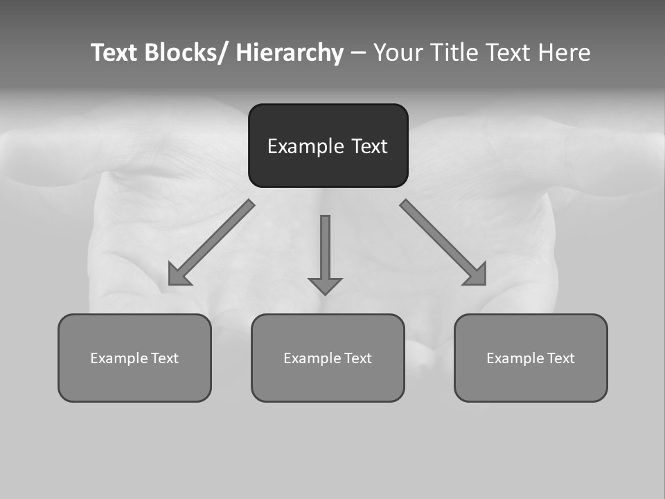 Male Outstretched Arms PowerPoint Template
