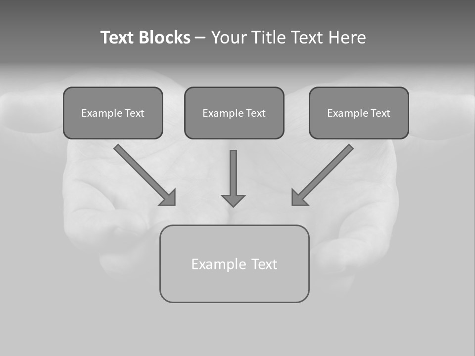 Male Outstretched Arms PowerPoint Template