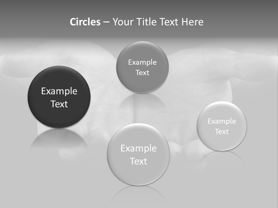 Male Outstretched Arms PowerPoint Template