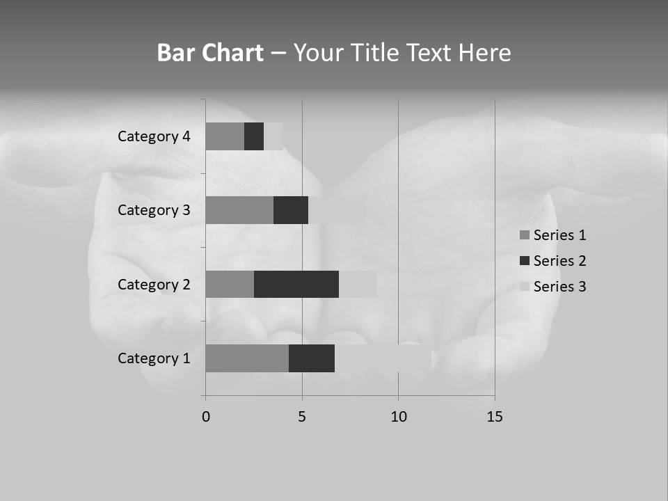 Male Outstretched Arms PowerPoint Template