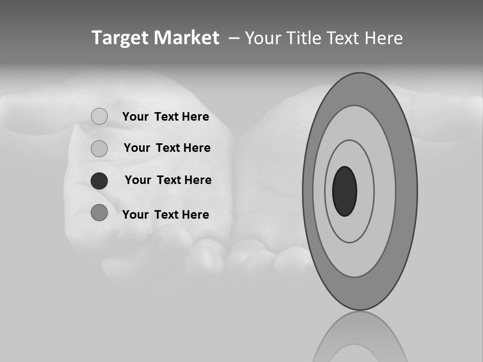 Male Outstretched Arms PowerPoint Template