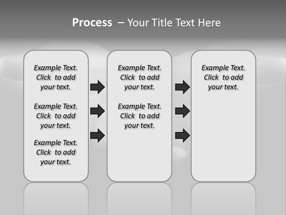 Male Outstretched Arms PowerPoint Template