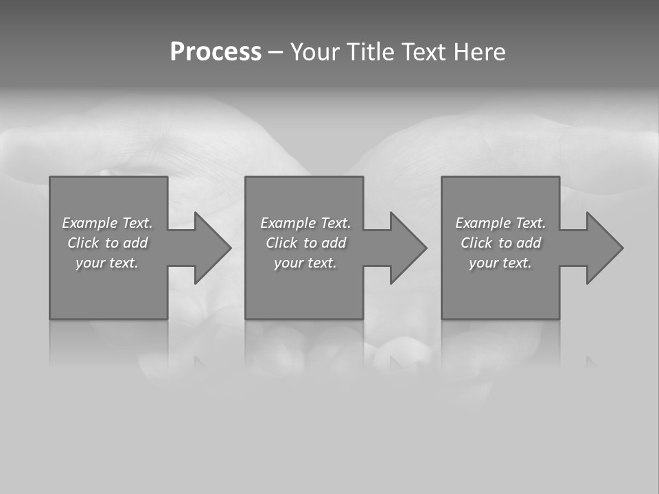 Male Outstretched Arms PowerPoint Template