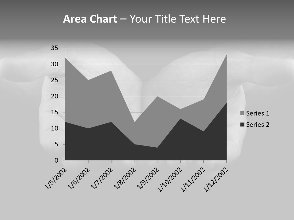 Male Outstretched Arms PowerPoint Template