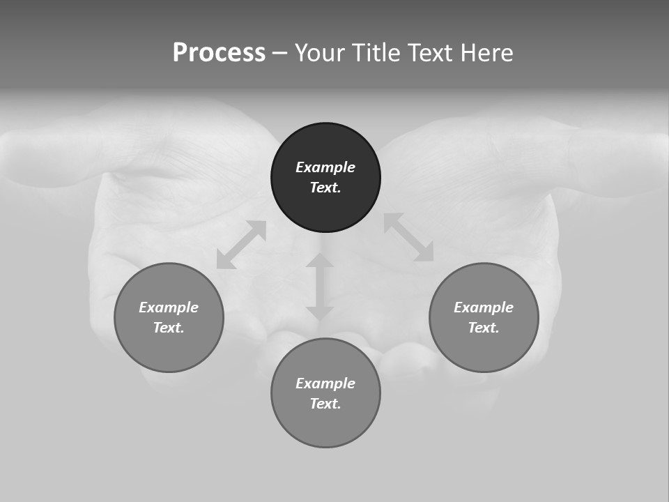 Male Outstretched Arms PowerPoint Template