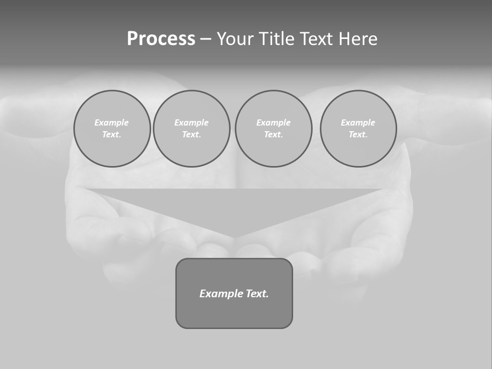 Male Outstretched Arms PowerPoint Template