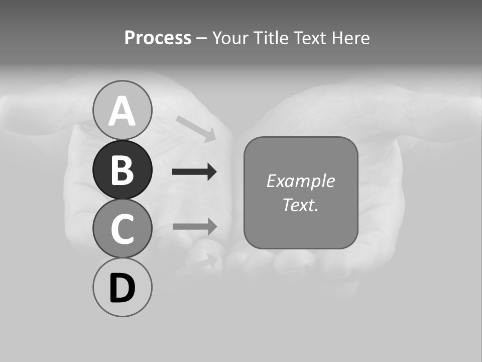 Male Outstretched Arms PowerPoint Template