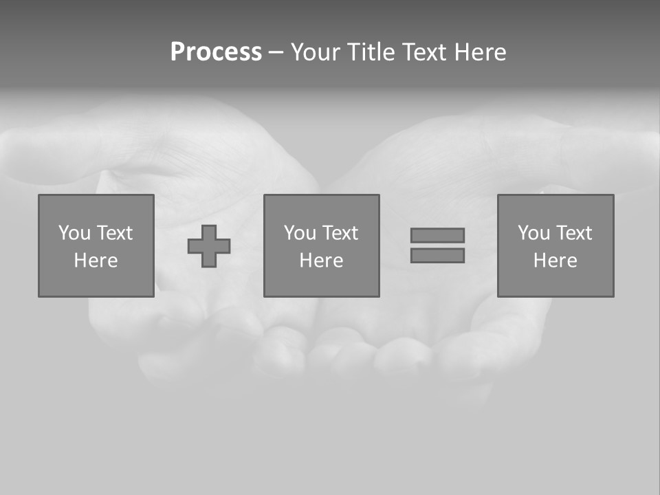 Male Outstretched Arms PowerPoint Template