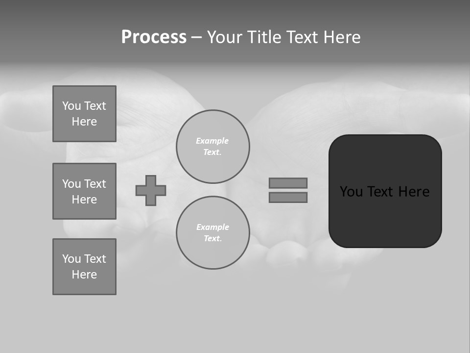 Male Outstretched Arms PowerPoint Template