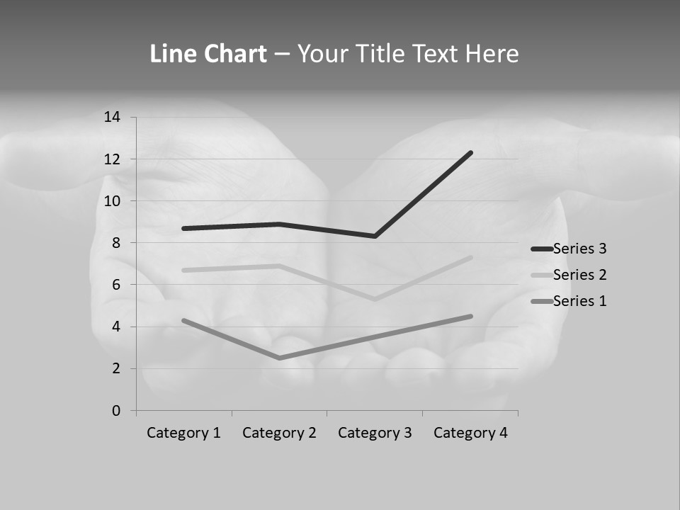 Male Outstretched Arms PowerPoint Template