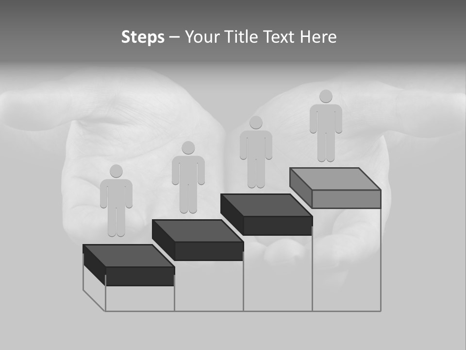 Male Outstretched Arms PowerPoint Template