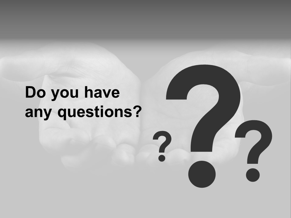 Male Outstretched Arms PowerPoint Template