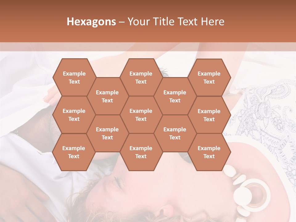 Couple In White >> Sleeping Together PowerPoint Template