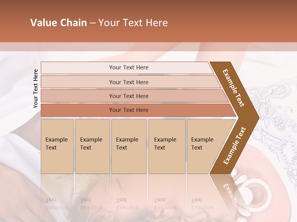 Couple In White >> Sleeping Together PowerPoint Template