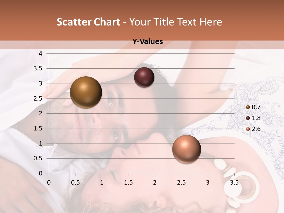 Couple In White >> Sleeping Together PowerPoint Template