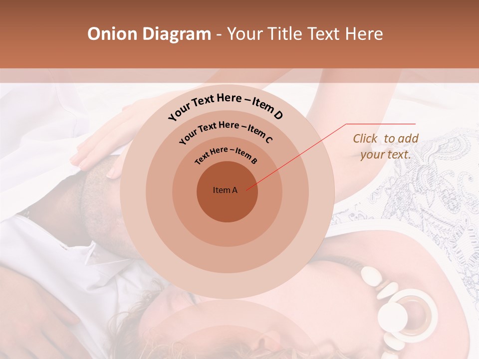 Couple In White >> Sleeping Together PowerPoint Template