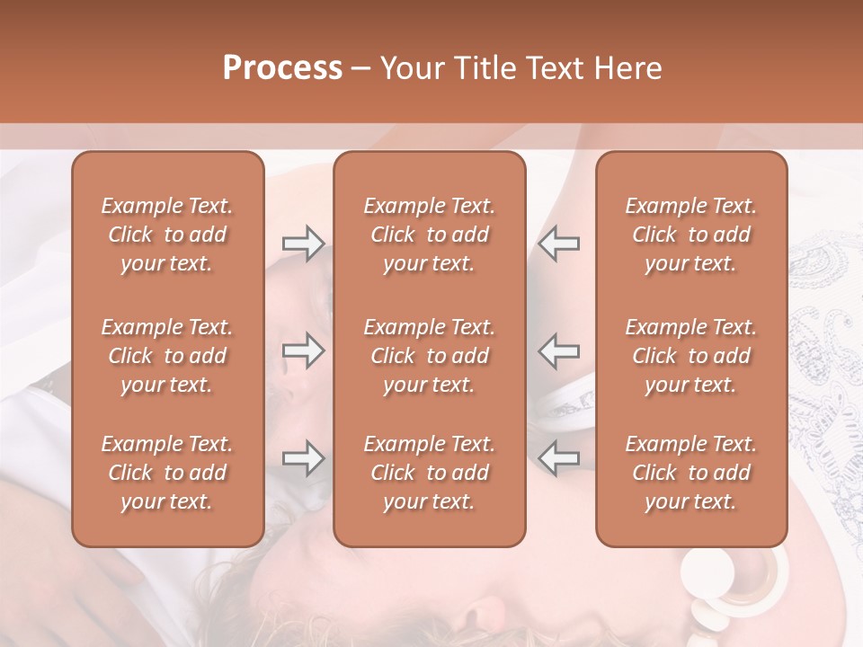 Couple In White >> Sleeping Together PowerPoint Template