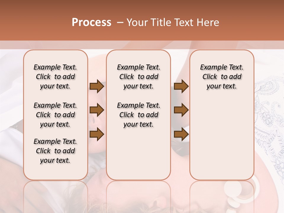 Couple In White >> Sleeping Together PowerPoint Template