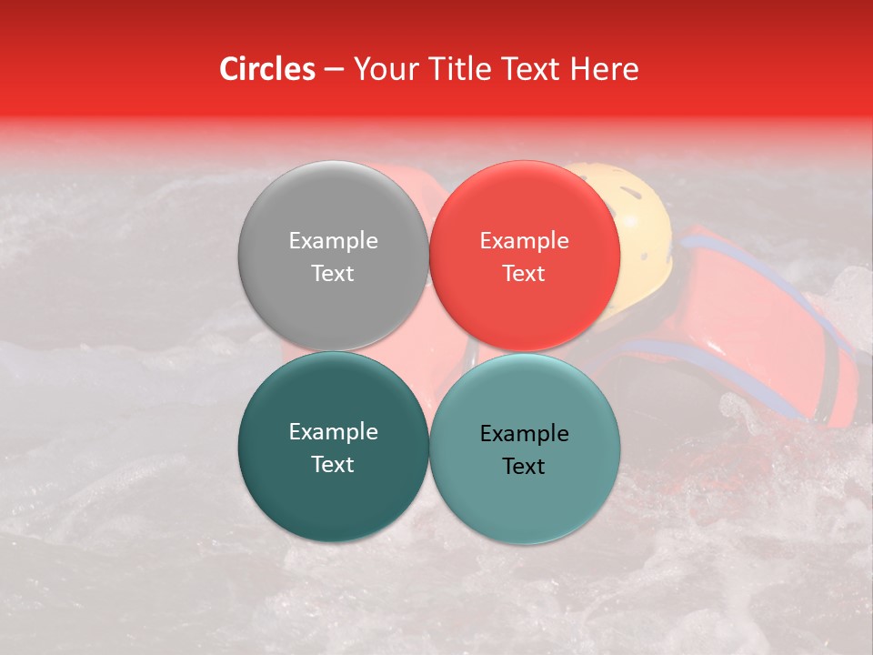 Hydrospeed On A River Soca, Slovenia PowerPoint Template