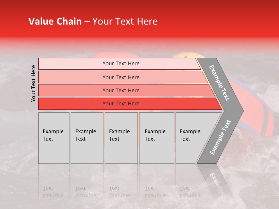 Hydrospeed On A River Soca, Slovenia PowerPoint Template