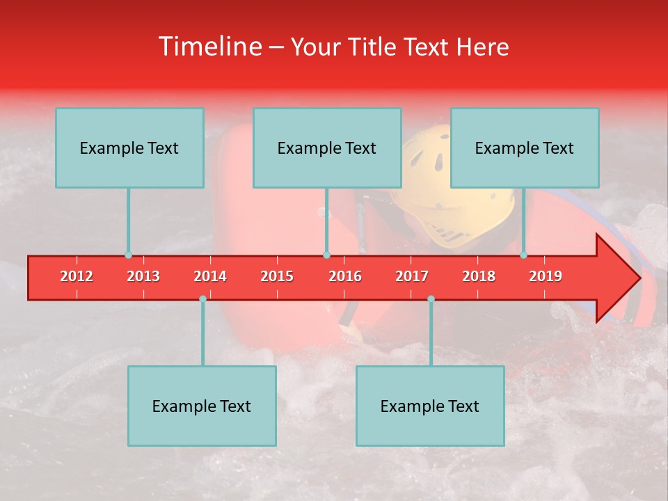 Hydrospeed On A River Soca, Slovenia PowerPoint Template