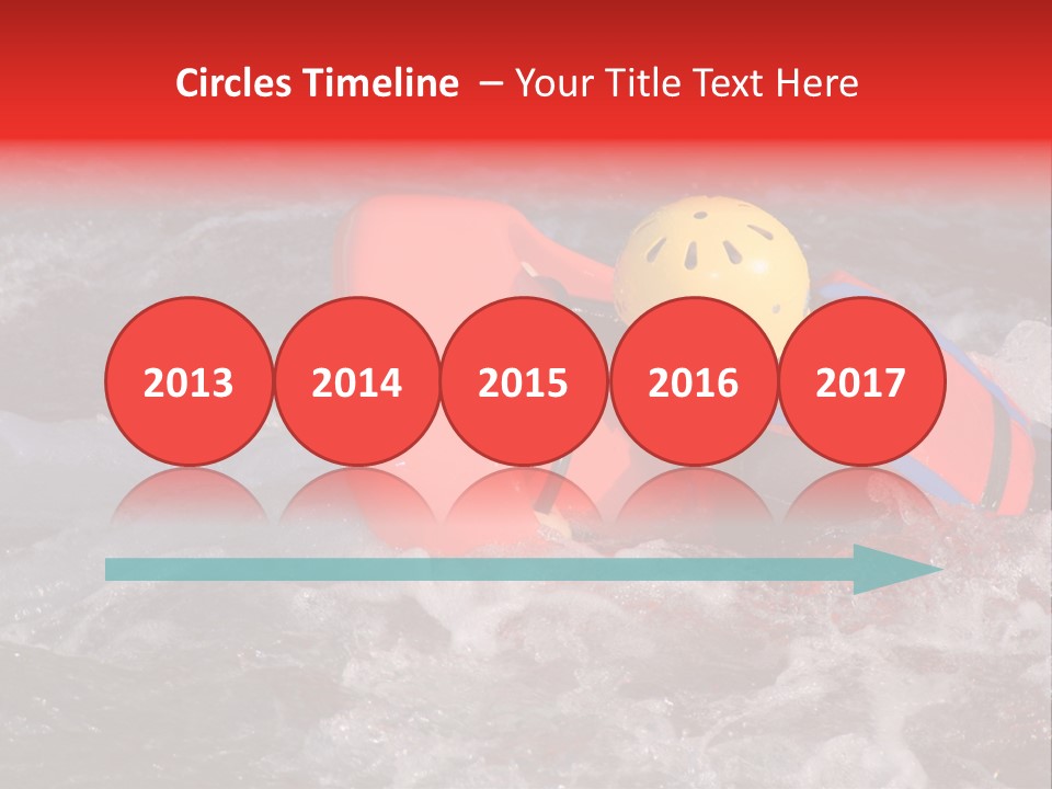 Hydrospeed On A River Soca, Slovenia PowerPoint Template