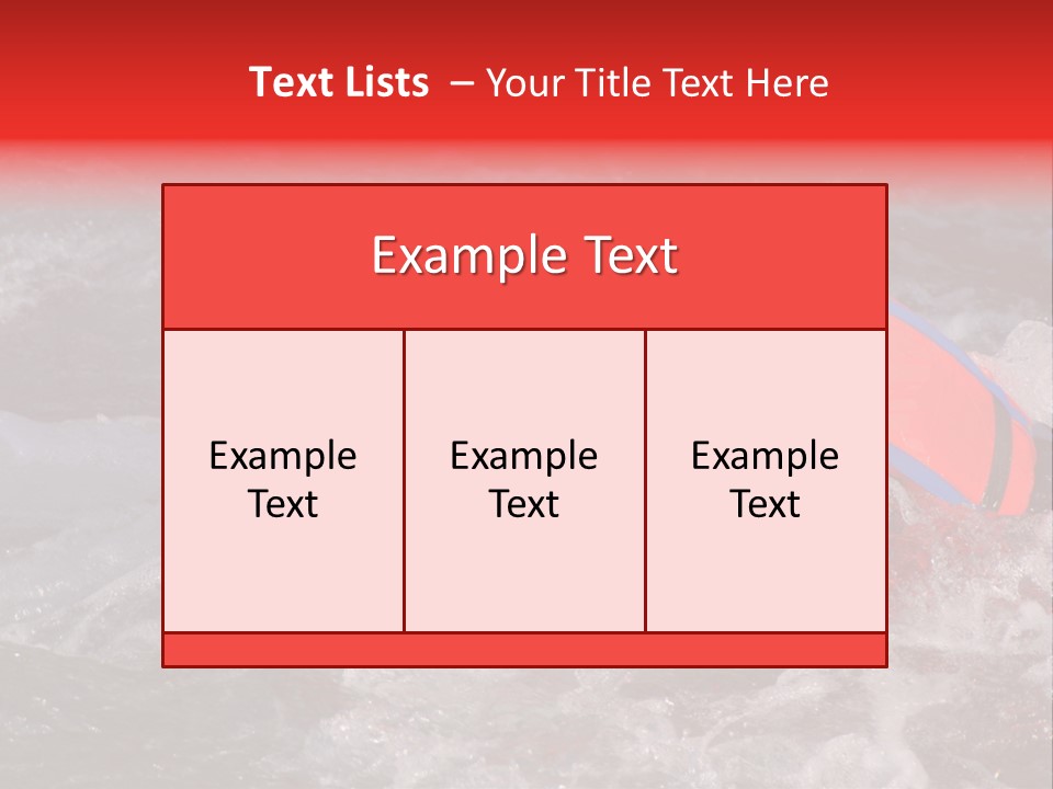 Hydrospeed On A River Soca, Slovenia PowerPoint Template