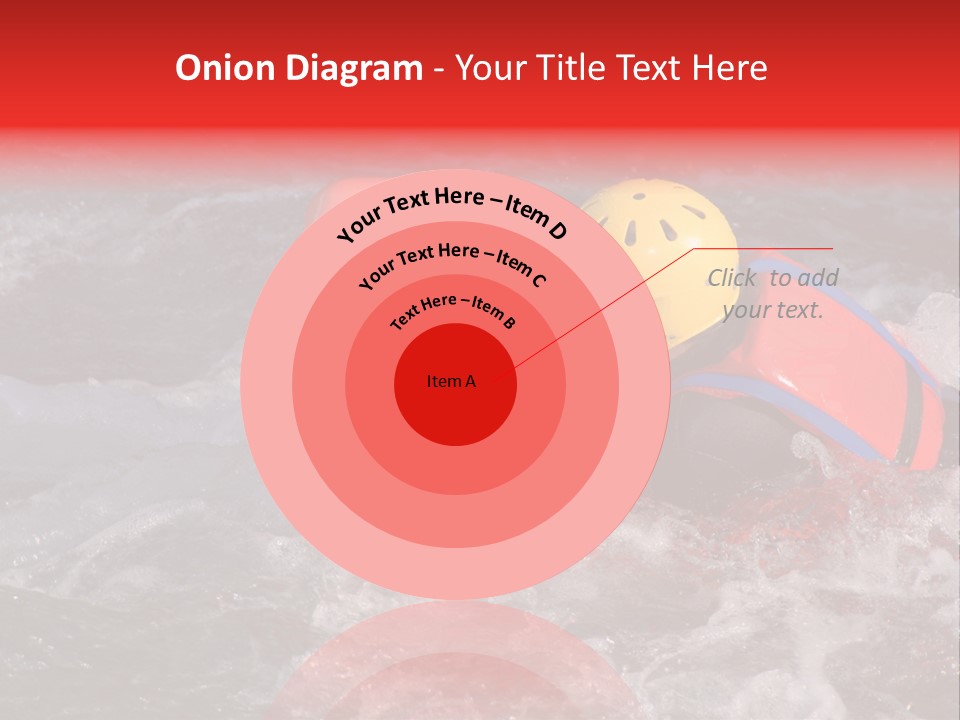 Hydrospeed On A River Soca, Slovenia PowerPoint Template