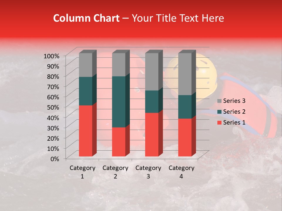 Hydrospeed On A River Soca, Slovenia PowerPoint Template