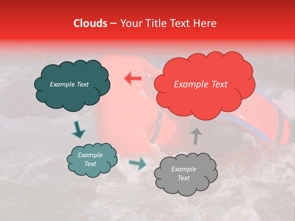 Hydrospeed On A River Soca, Slovenia PowerPoint Template