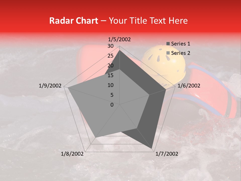 Hydrospeed On A River Soca, Slovenia PowerPoint Template