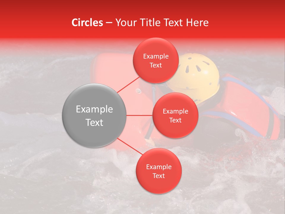 Hydrospeed On A River Soca, Slovenia PowerPoint Template