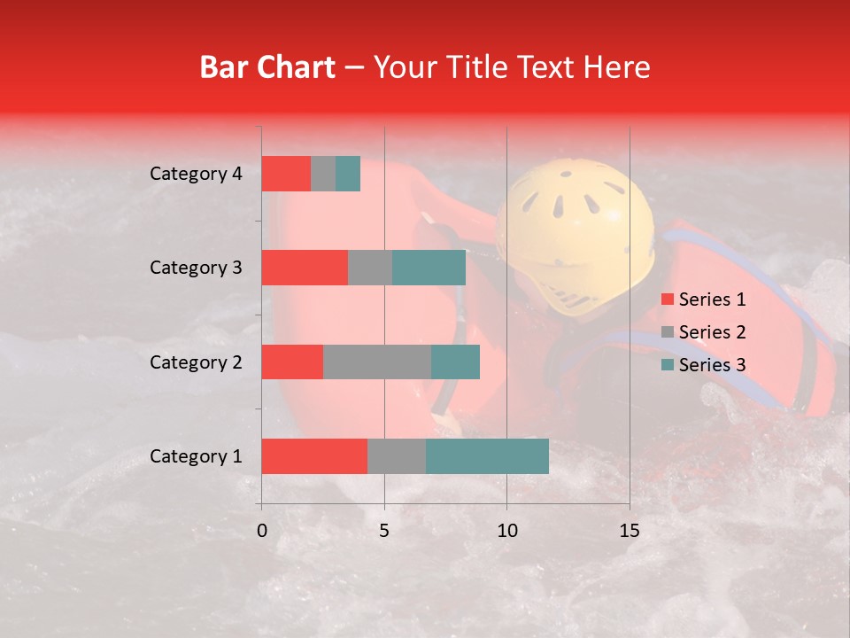 Hydrospeed On A River Soca, Slovenia PowerPoint Template