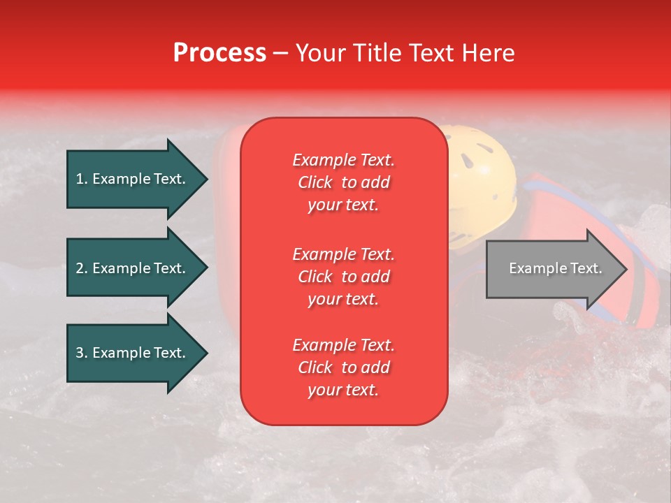 Hydrospeed On A River Soca, Slovenia PowerPoint Template