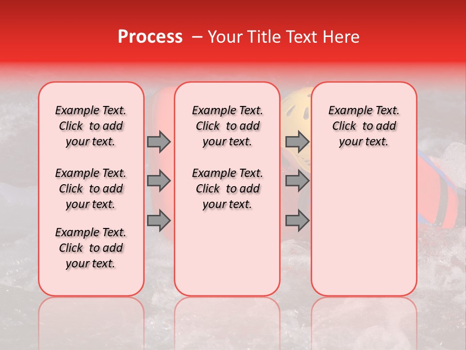Hydrospeed On A River Soca, Slovenia PowerPoint Template