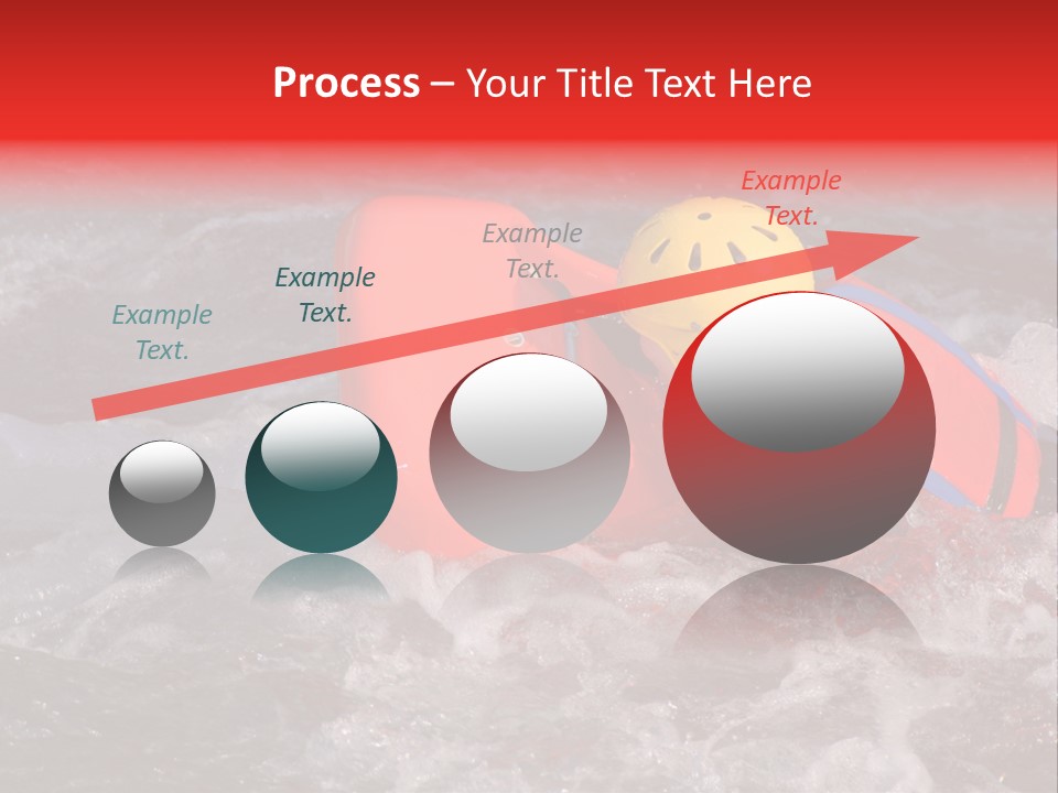 Hydrospeed On A River Soca, Slovenia PowerPoint Template