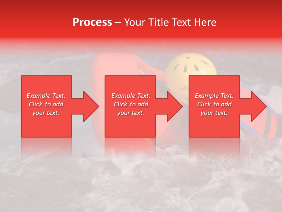 Hydrospeed On A River Soca, Slovenia PowerPoint Template