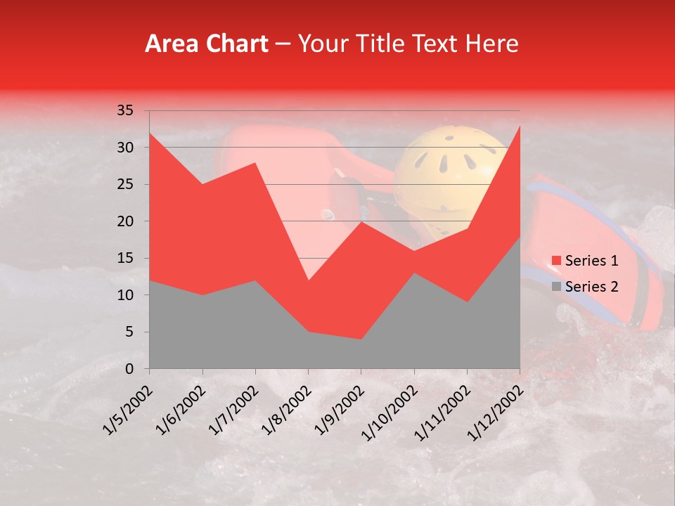 Hydrospeed On A River Soca, Slovenia PowerPoint Template