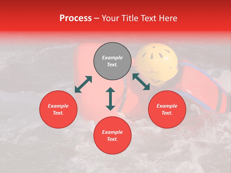 Hydrospeed On A River Soca, Slovenia PowerPoint Template