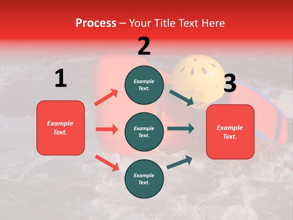 Hydrospeed On A River Soca, Slovenia PowerPoint Template