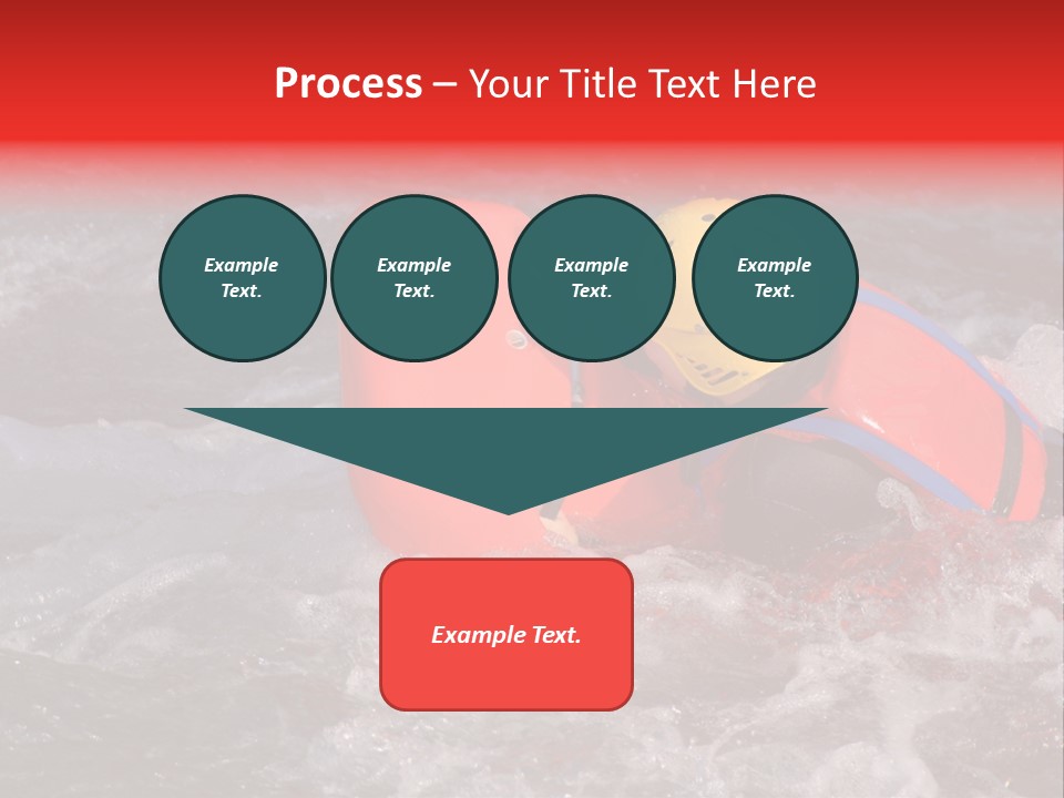 Hydrospeed On A River Soca, Slovenia PowerPoint Template