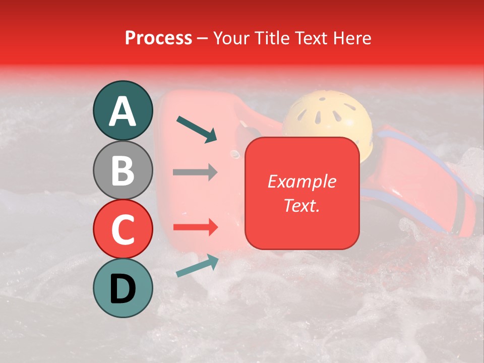 Hydrospeed On A River Soca, Slovenia PowerPoint Template