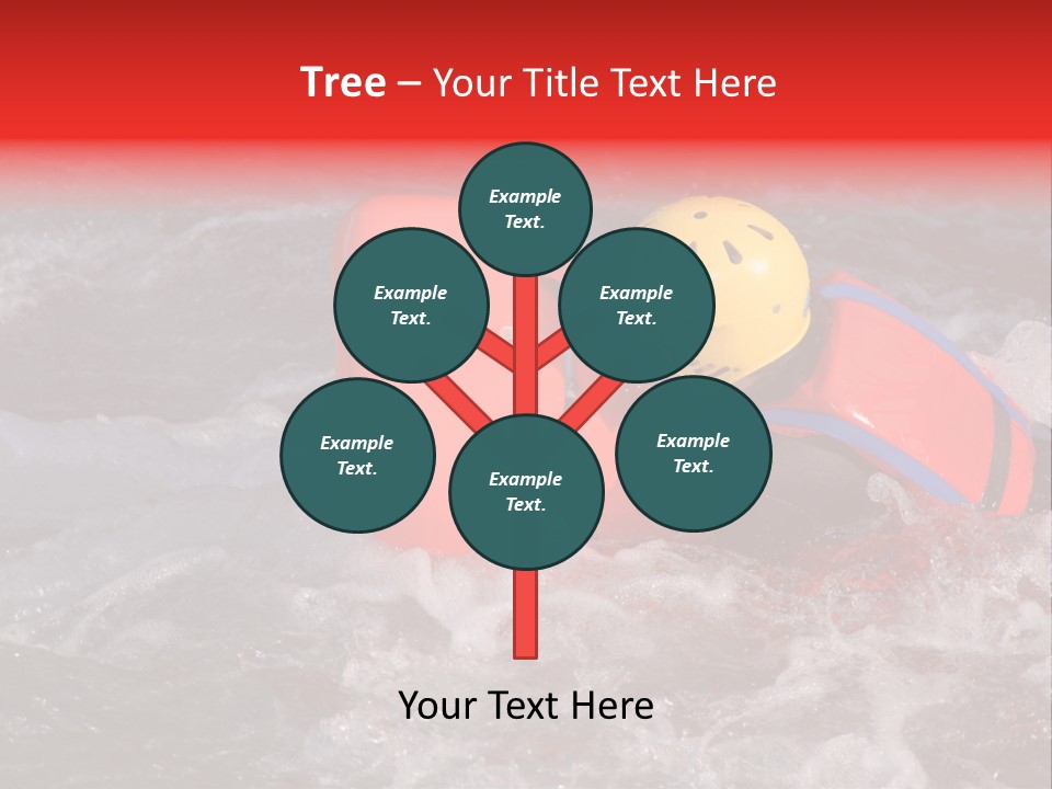 Hydrospeed On A River Soca, Slovenia PowerPoint Template